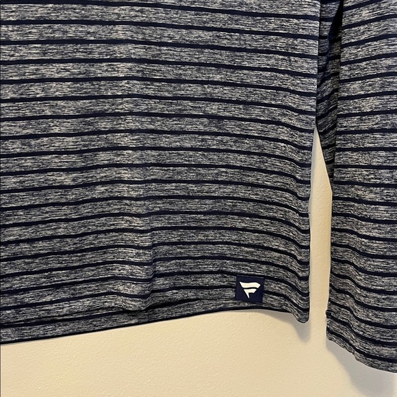 FANATICS Boston Red Sox MLB Line Up Shadow Stripe Raglan Pullover Hoodie EUC - Picture 3 of 6